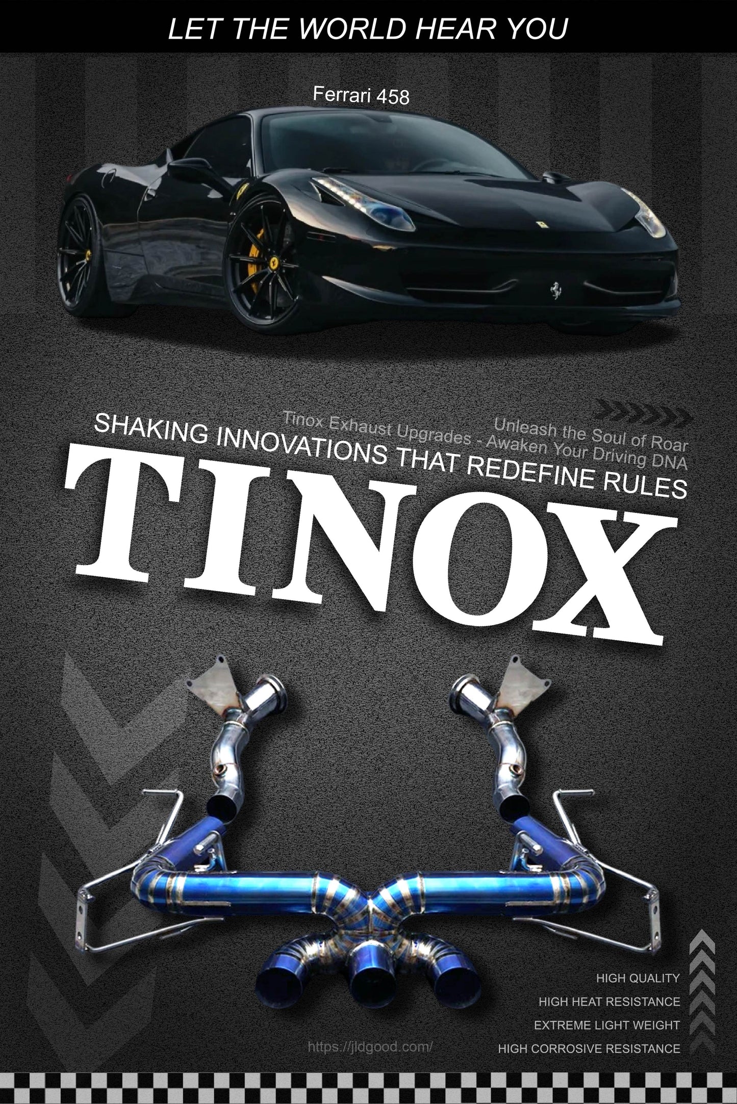 Ferrari 458 two holes