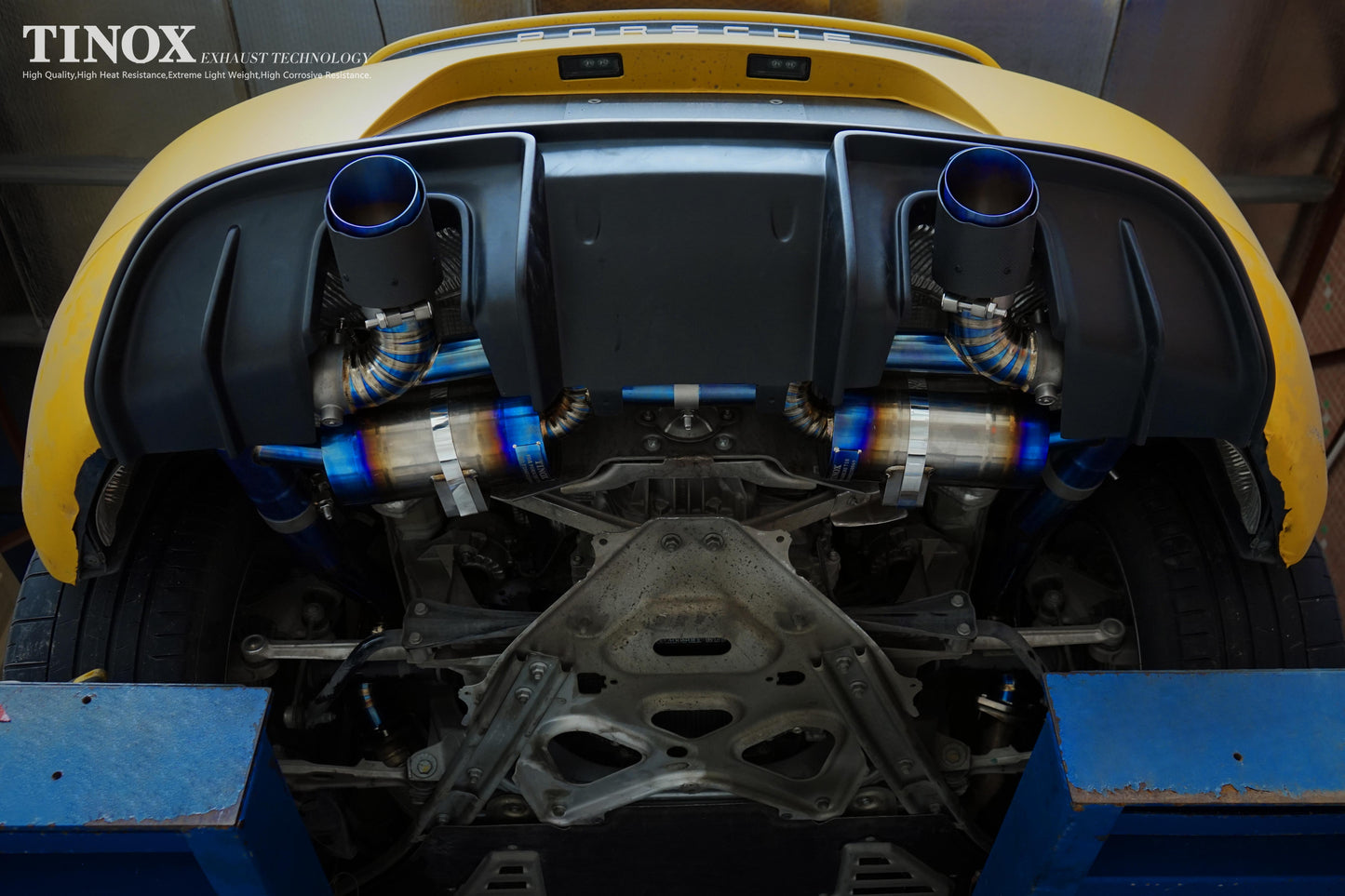 Porsche 718 Titanium Alloy Installation Diagram