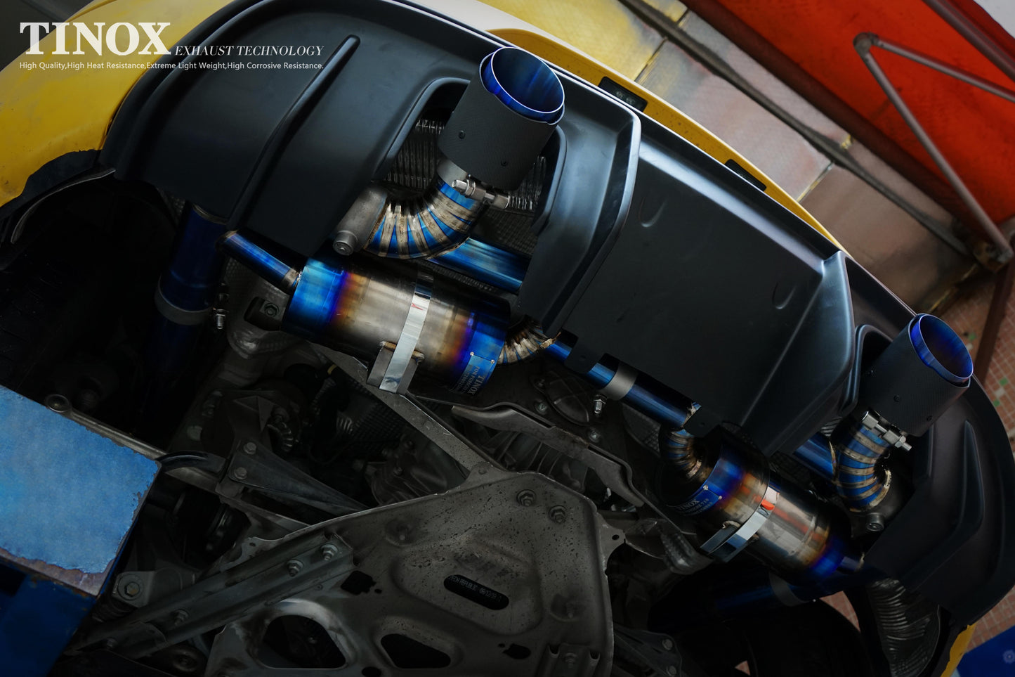 Porsche 718 Titanium Alloy Installation Diagram