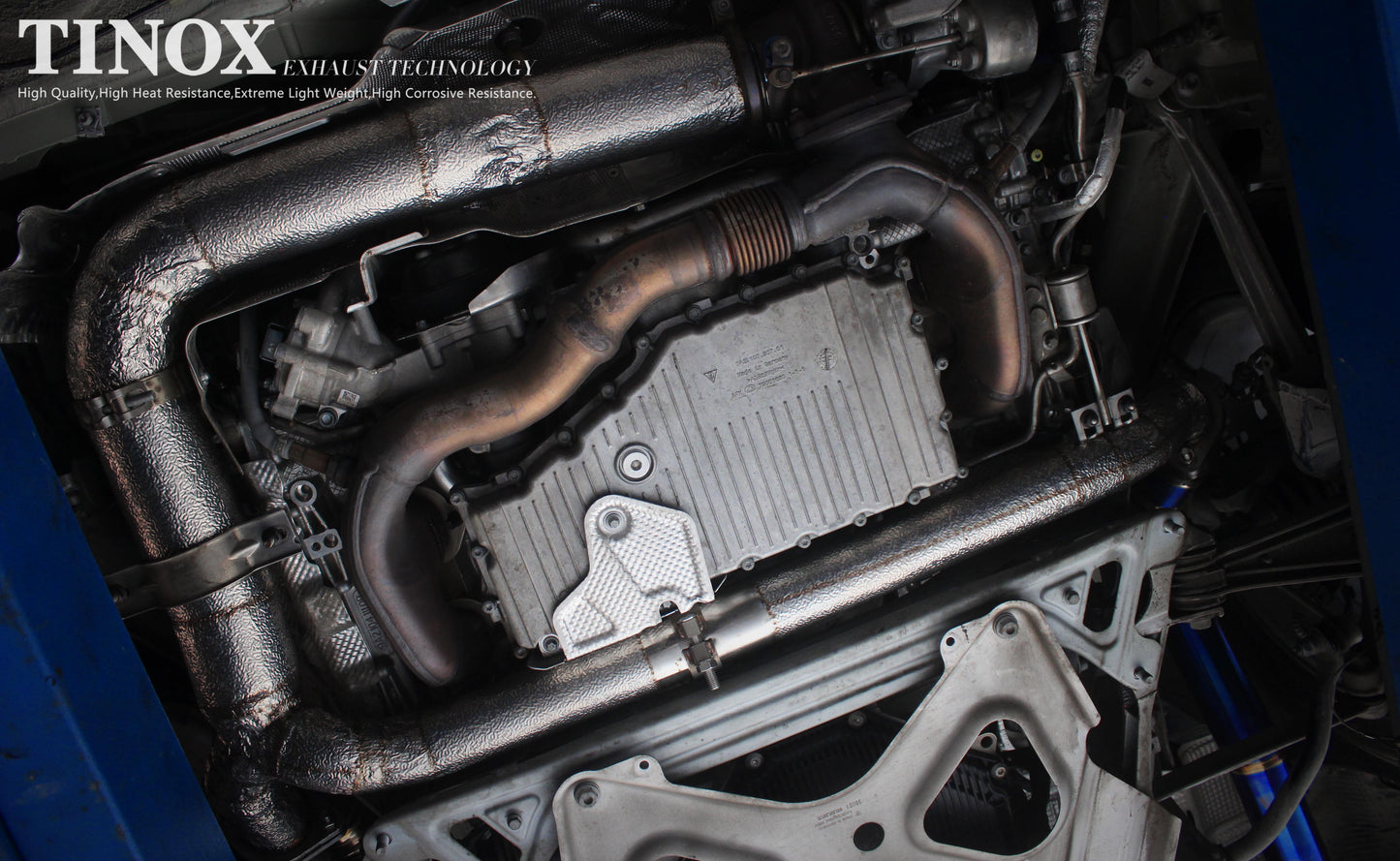 Porsche 718 Titanium Alloy Installation Diagram