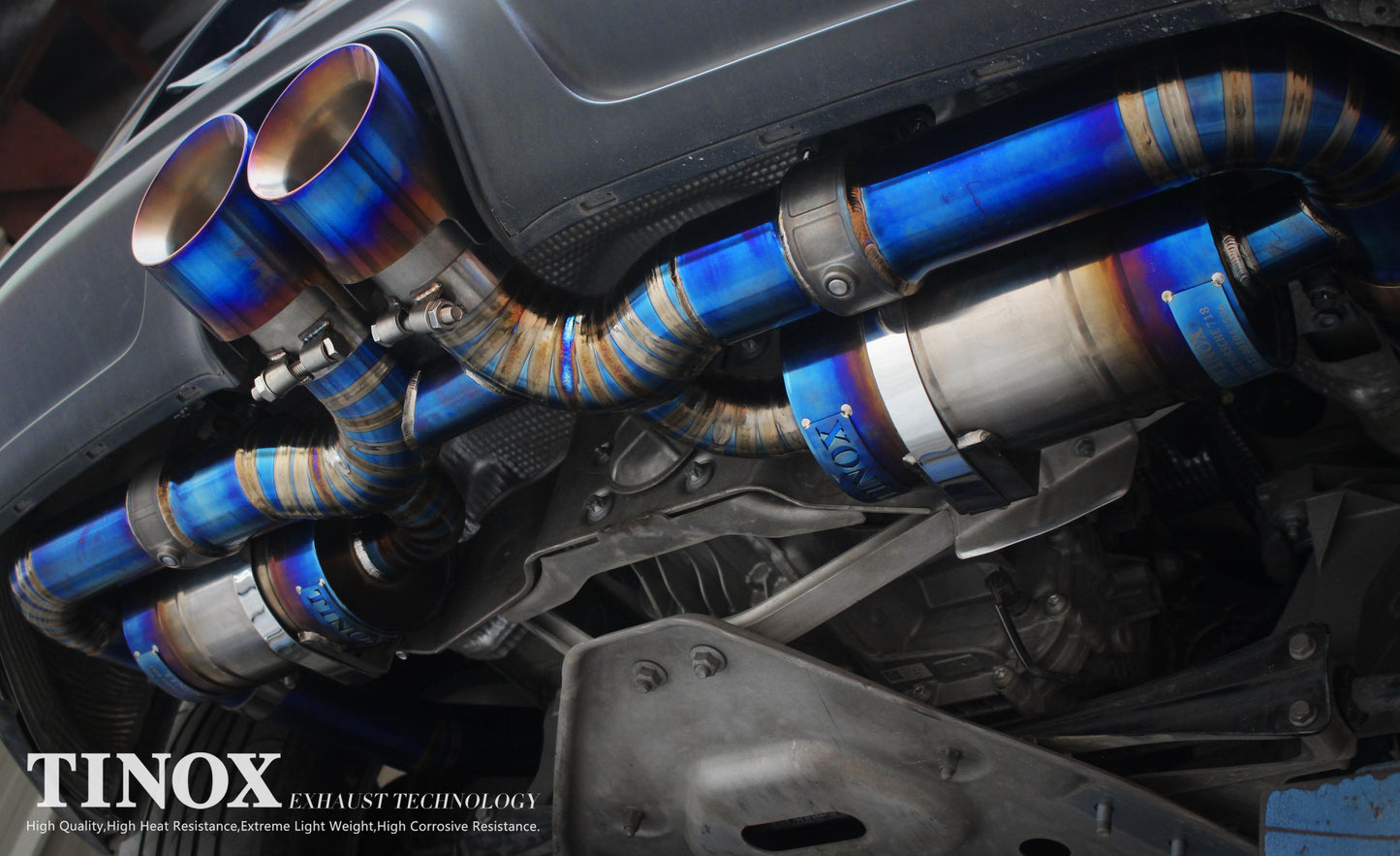 Porsche 718 Titanium Alloy Installation Diagram