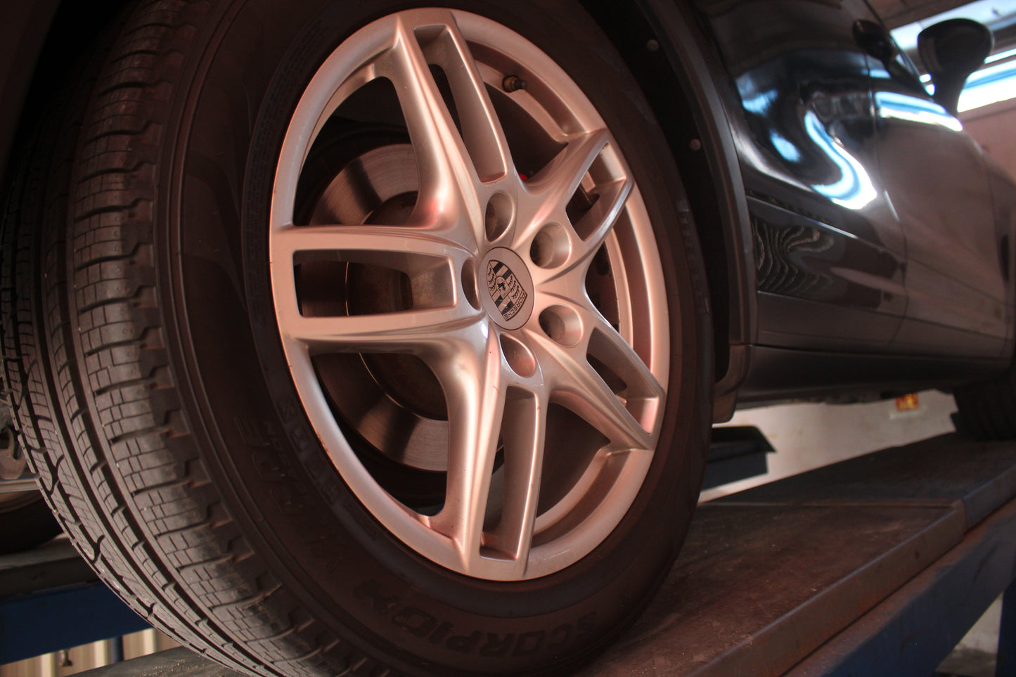 Diagrama de carga del Porsche Cayenne